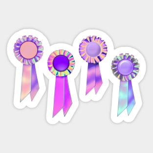 Lavender Ribbon Award Assortment Sticker